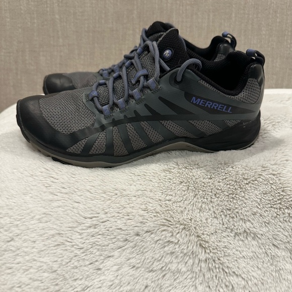 Women’s Merrell siren Edge Q2 hiking sneaker grey/blue J41316 size 8 - Picture 4 of 6